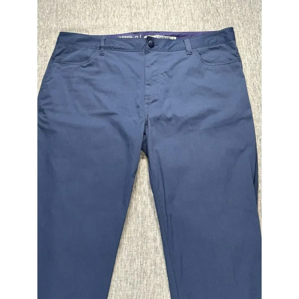 Johnnie O Marin Prep-Formance Pants Mens 40x32 High Tide 5-Pocket Stretch